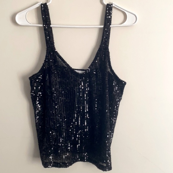 love on a hanger Tops - Small sequin tank top